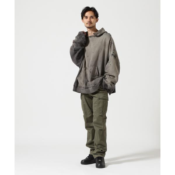 READYMADE／レディーメイド／DOUBLE FACE HOODIE／BLACKの画像