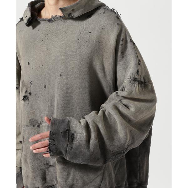 READYMADE／レディーメイド／DOUBLE FACE HOODIE／BLACKの画像