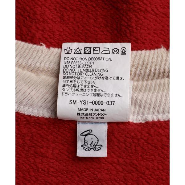 SAINT MICHAEL／セントマイケル／CREW SWEAT／SOFT LOVE／REDの画像