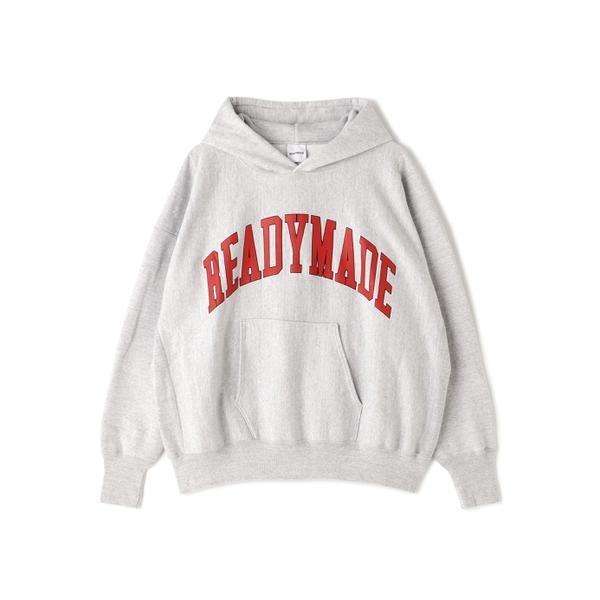 ROYAL FLASH READYMADE／レディーメイド／HOODIE ARCH LOGO／GRAY