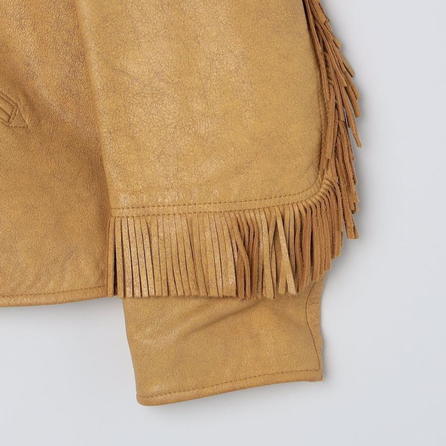 WYTHE NEW YORK: Mustang Fringe Leather Jacketの画像