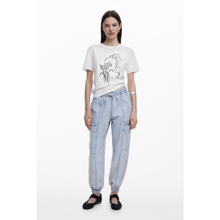 Desigual（デシグアル） ジョージア ライトデニム カーゴジョガー