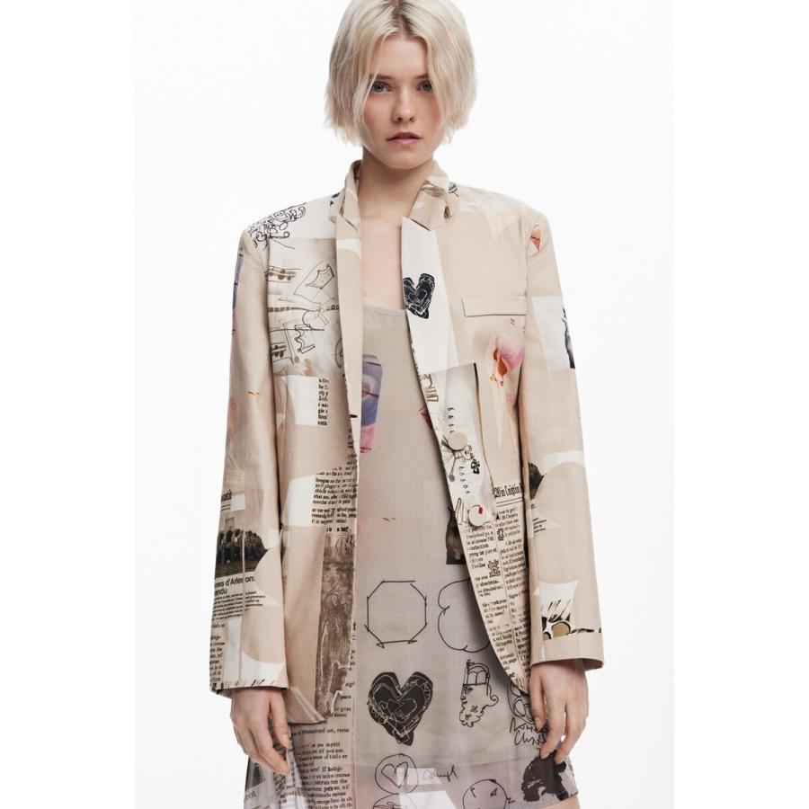 Desigual（デシグアル） 【5サイズ展開/XS/XL/大きいサイズ】ブレザー 