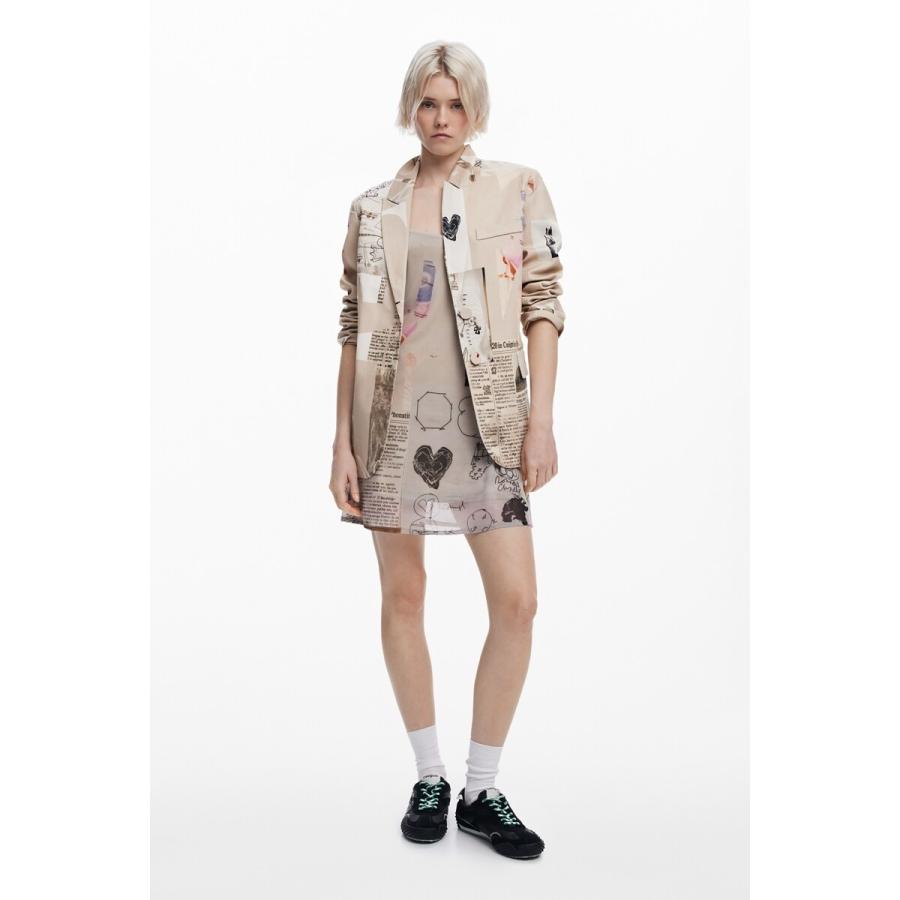 デシグアル（Desigual）/【5サイズ展開/XS/XL/大きいサイズ】ブレザー コラージュ M． クリスチャン・ラクロワ Desigual（デシグアル） 【5サイズ展開/XS/XL/大きいサイズ】ブレザー