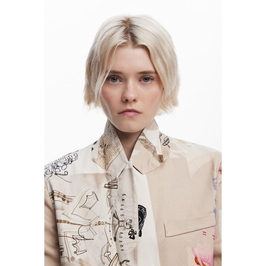 デシグアル（Desigual）/【5サイズ展開/XS/XL/大きいサイズ】ブレザー コラージュ M． クリスチャン・ラクロワ Desigual（デシグアル） 【5サイズ展開/XS/XL/大きいサイズ】ブレザー