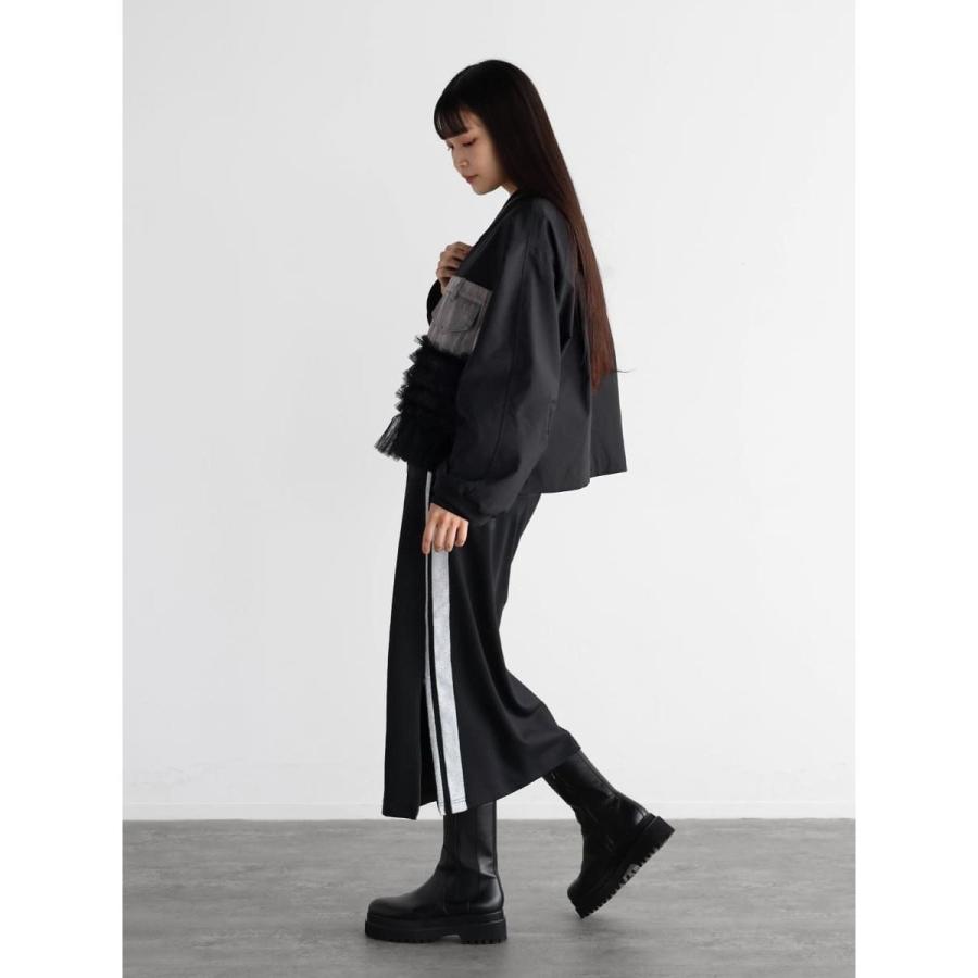 RADIATE（ラディエイト） デニム×チュールドッキングブルゾン : マルイ