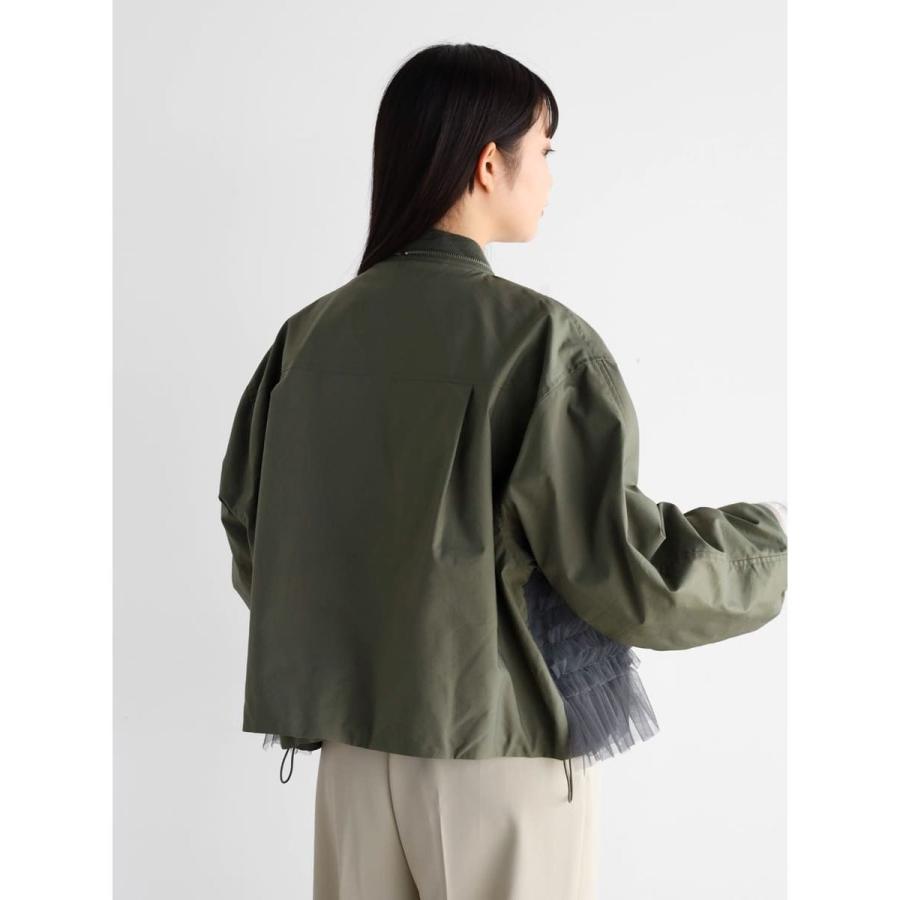 RADIATE（ラディエイト） デニム×チュールドッキングブルゾン : マルイ