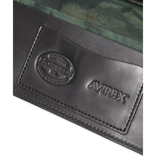 《AVIREX ／ HORWEEN》SHELL CORDOVAN LONG WALLET ／ シェルの画像