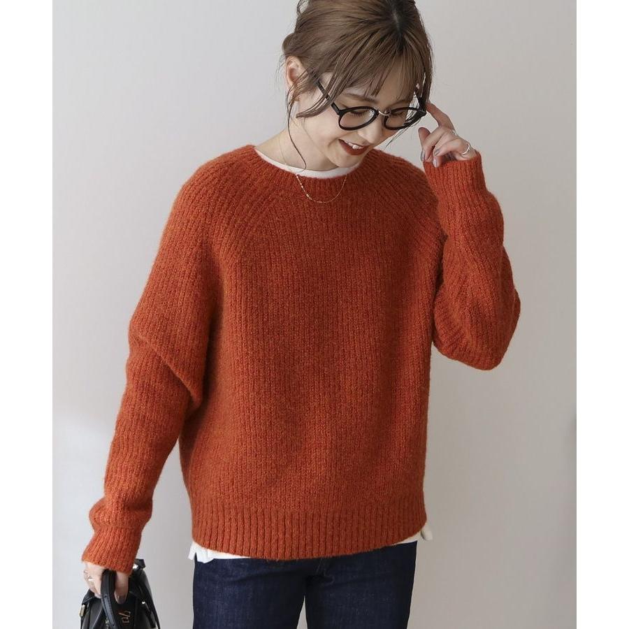 AMERICAN HOLIC（アメリカンホリック） Mixヤーンラグランニットプル  