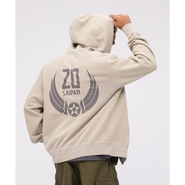 AVIREX（アヴィレックス） 《WEB限定》FADE WASH ZIP UP PARKA ”SAIPAN