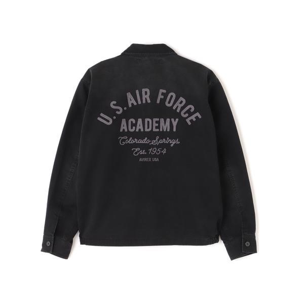 AVIREX USAF アカデミージャケット/アヴィレックス BLK AVIREX（アヴィレックス） FADE USAF ACADEMY JACKET ／ フェイド USAF