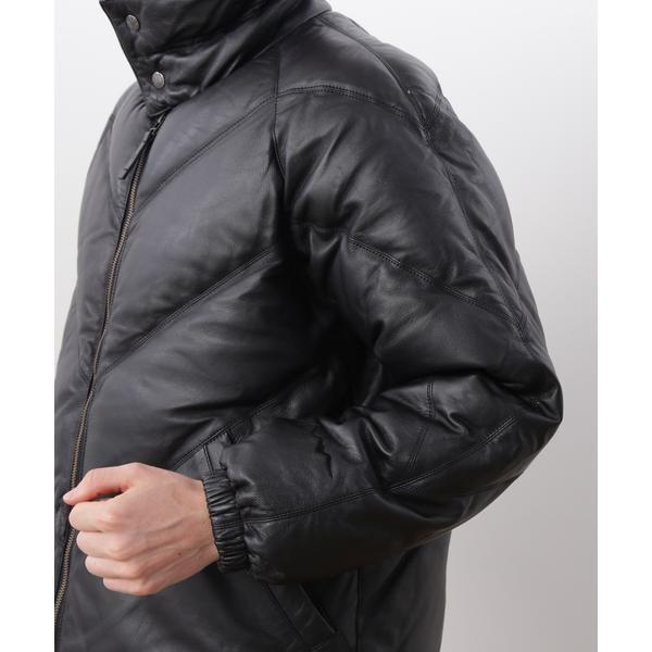 MANASTASH／マナスタッシュ／ V LEATHER DOWN JACKETの画像