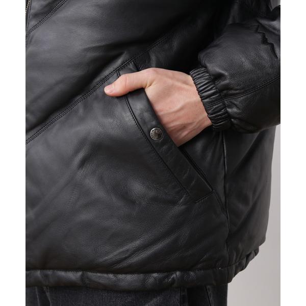 MANASTASH／マナスタッシュ／ V LEATHER DOWN JACKETの画像