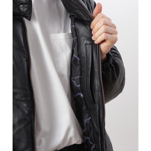 MANASTASH／マナスタッシュ／ V LEATHER DOWN JACKETの画像