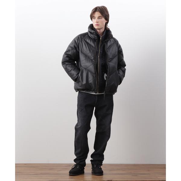MANASTASH／マナスタッシュ／ V LEATHER DOWN JACKETの画像