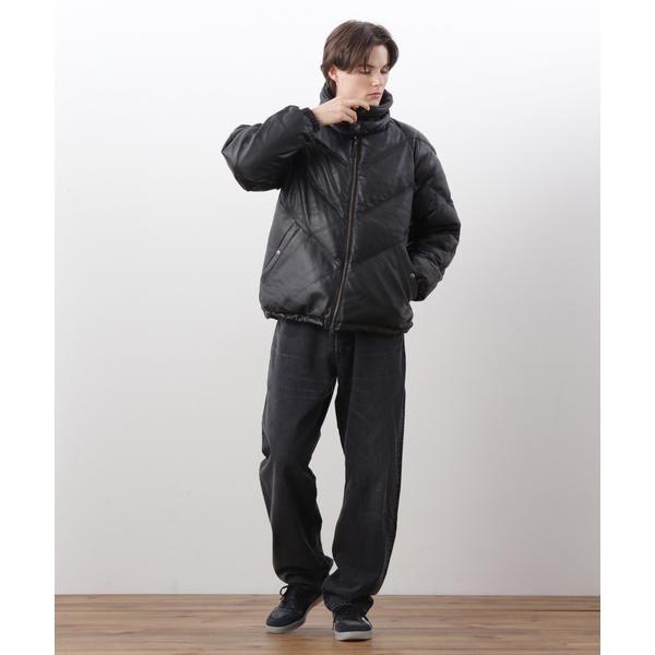 MANASTASH／マナスタッシュ／ V LEATHER DOWN JACKETの画像