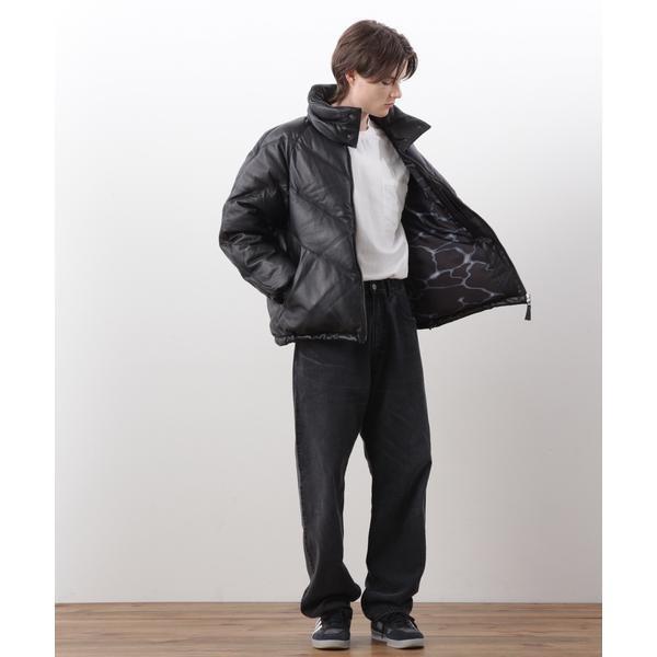 MANASTASH／マナスタッシュ／ V LEATHER DOWN JACKETの画像
