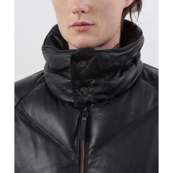 MANASTASH／マナスタッシュ／ V LEATHER DOWN JACKETの画像