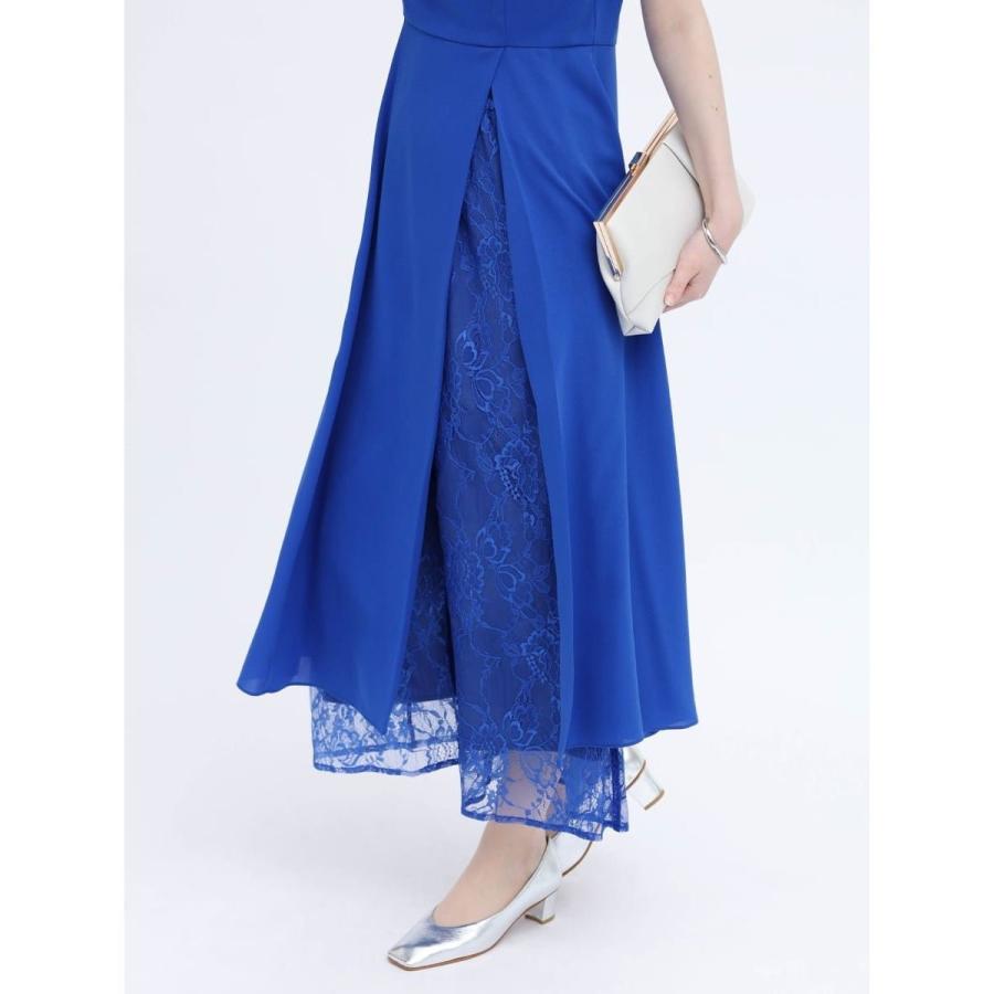 Rire fete（リルフェテ） オフショルダーレースレイヤードドレス