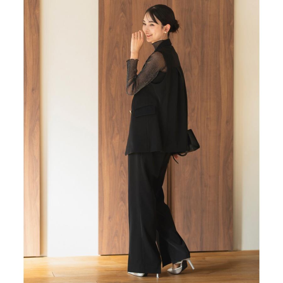 2025SS新作【洗濯機洗い/トールサイズ】ジョーゼットカセットジレ