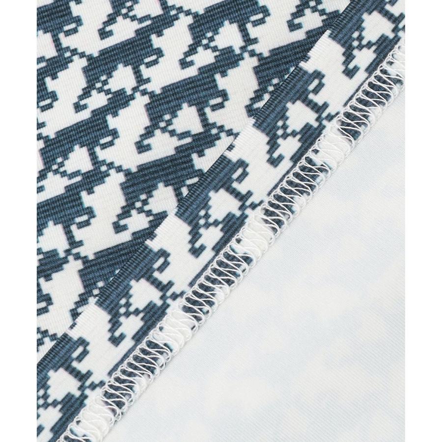 23区GOLF 【MEN】【吸水速乾/UVカット】ハウンドトゥース柄シャツ