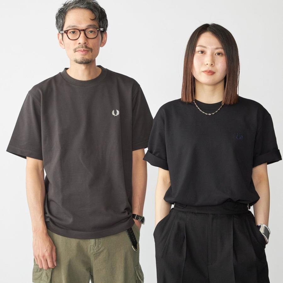 【SHIPS別注】FRED PERRY鹿の子 ロゴ T Ｌサイズ SHIPS（シップス） 【SHIPS別注】FRED PERRY:COOLMAX(R) 鹿の子 ワン