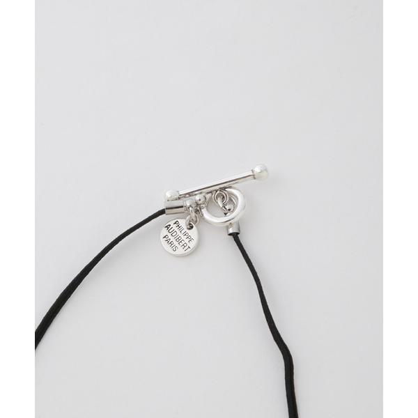 PHILIPPE AUDIBERT／Siya cord necklace シルバー_4