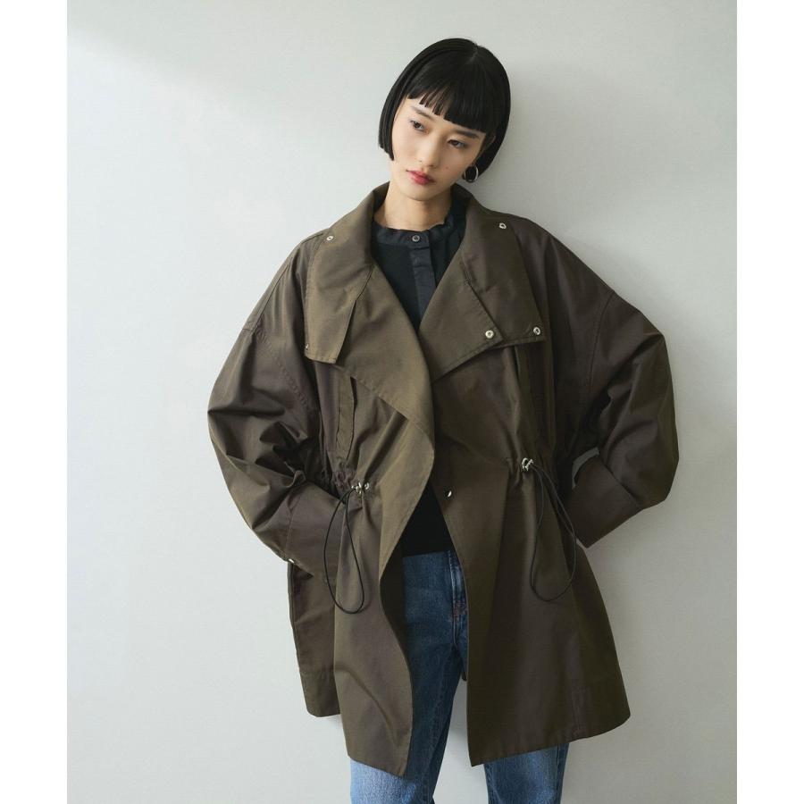 アダムエロペハーフコート ADAM ET ROPE'（アダムエロペ） 【WEB限定】スタンドカラーハーフ