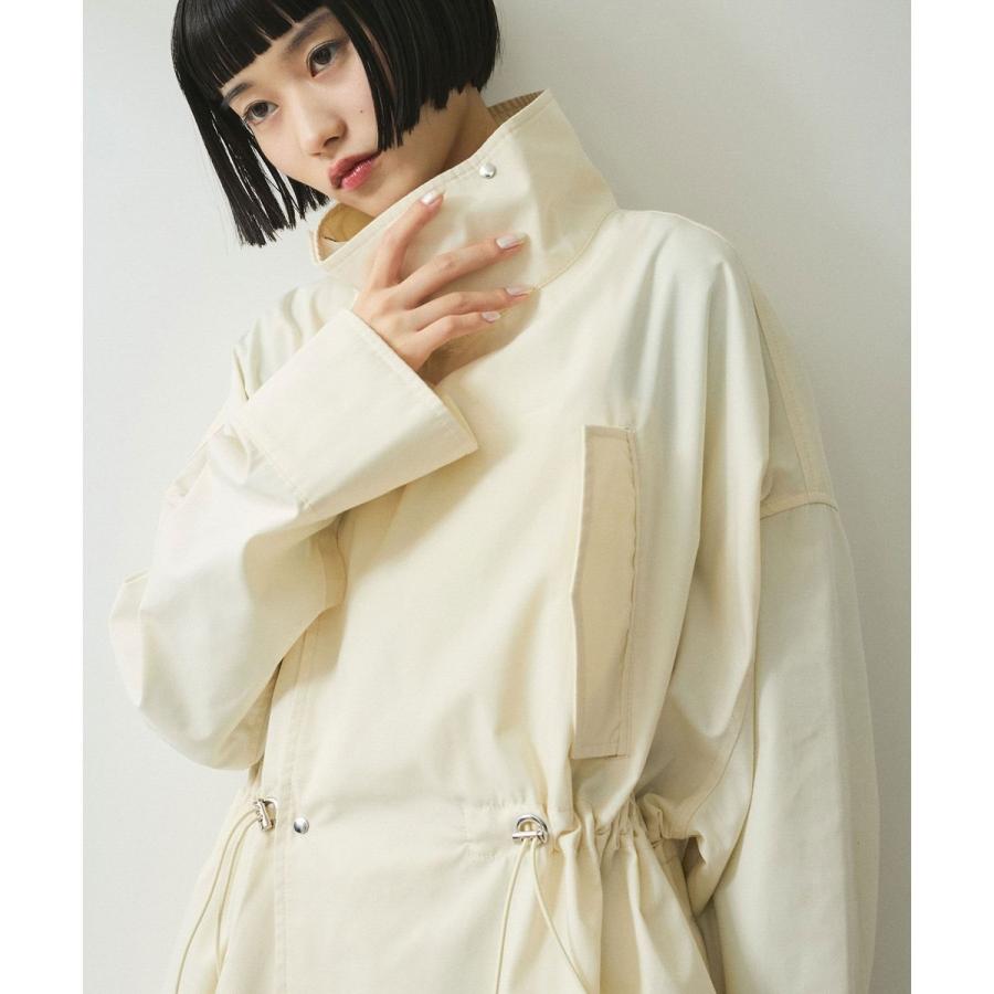 ADAM ET ROPE'（アダムエロペ） 【WEB限定】スタンドカラーハーフ