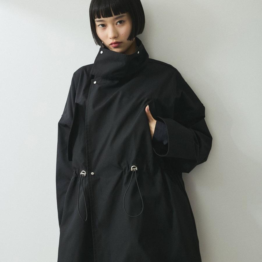 ADAM ET ROPE' 【WEB限定】スタンドカラーハーフモッズコート