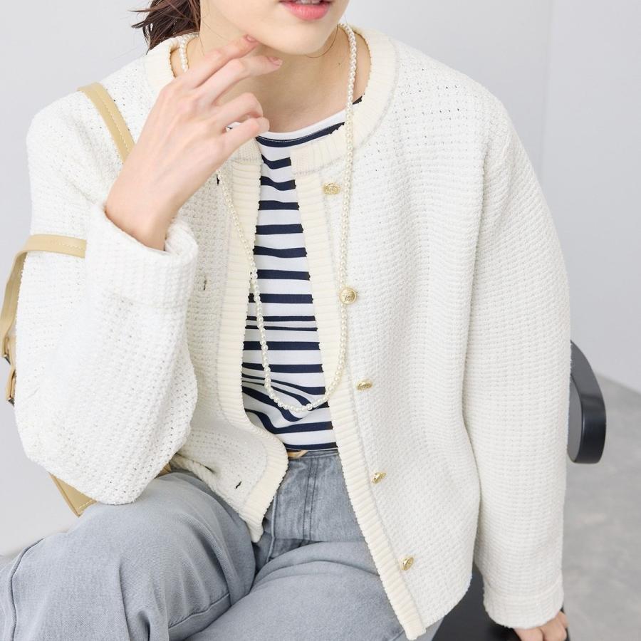 ROPE' PICNIC（ロペ ピクニック） ゴールドボタンサマーツイード