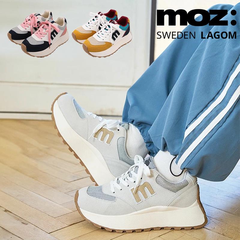 moz（モズ） 【25春夏新作】moz 厚底 カラーコンビスニーカー : マルイ
