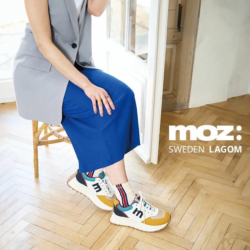 moz（モズ） 【25春夏新作】moz 厚底 カラーコンビスニーカー : マルイ