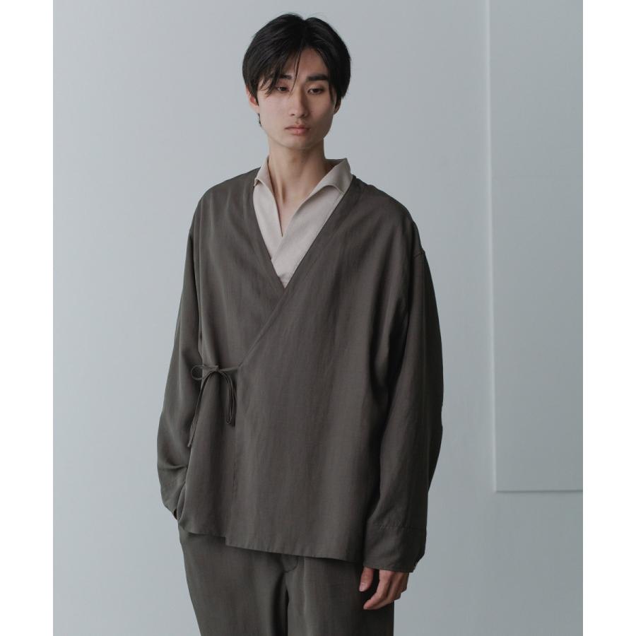 ADAM ET ROPE'（アダムエロペ） 【WEB限定】リネンミックス ドレープ