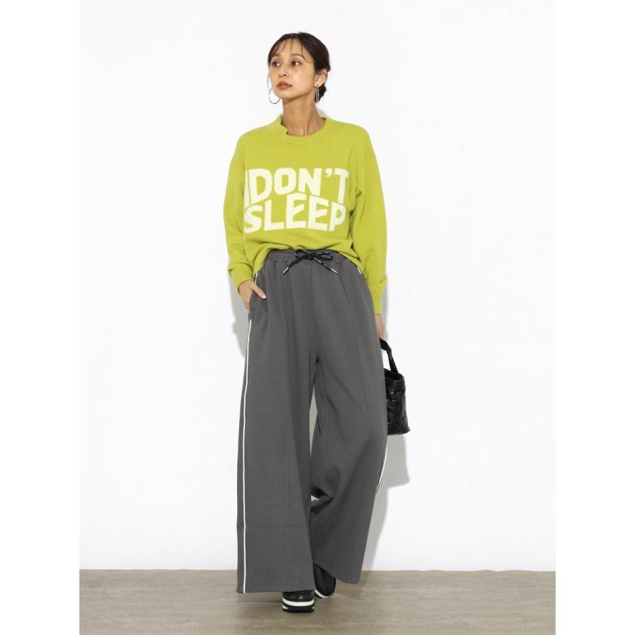 SCOTCLUB サイドラインワイドパンツ スコットクラブ SCOTCLUB サイドラインワイドパンツ （ブラック