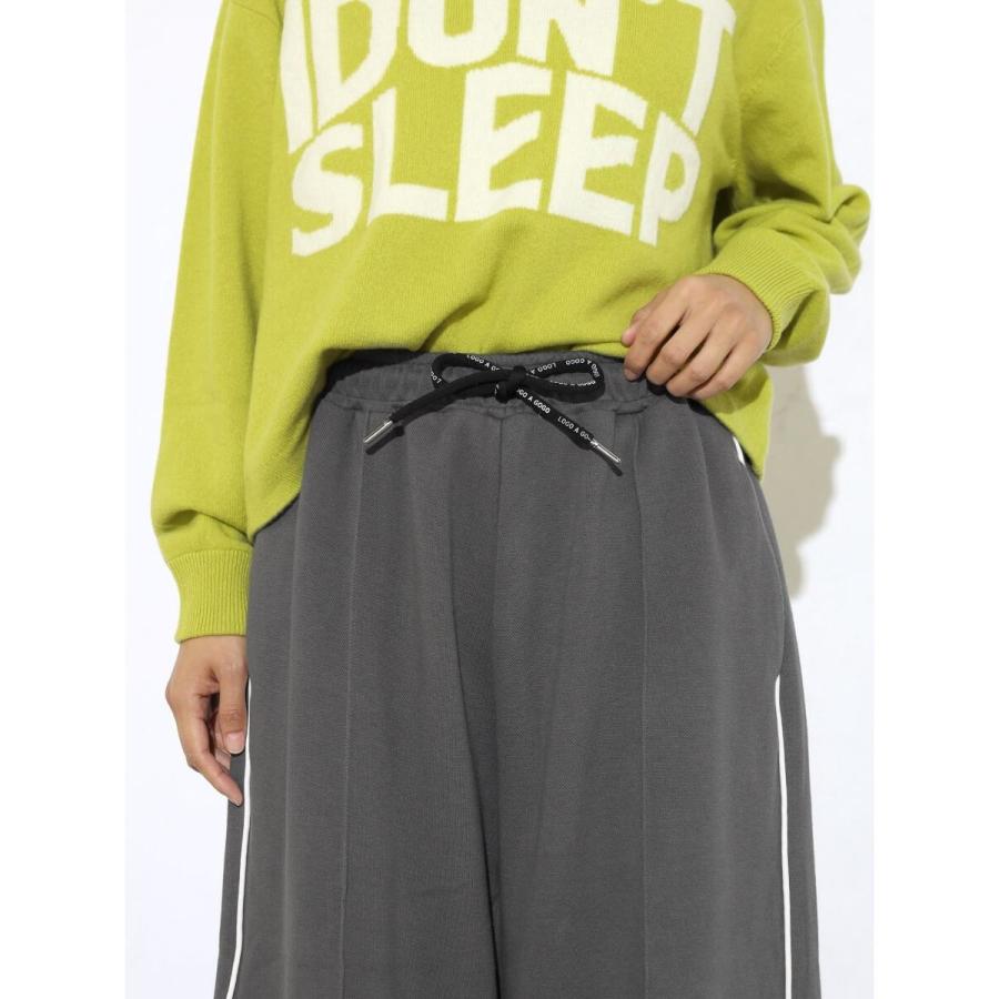 SCOTCLUB サイドラインワイドパンツ スコットクラブ SCOTCLUB サイドラインワイドパンツ （ブラック