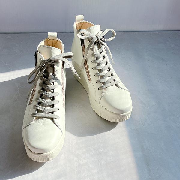 JS Heartlavel（ジェイエスハートレーベル） 厚底 本革 日本製 サイド