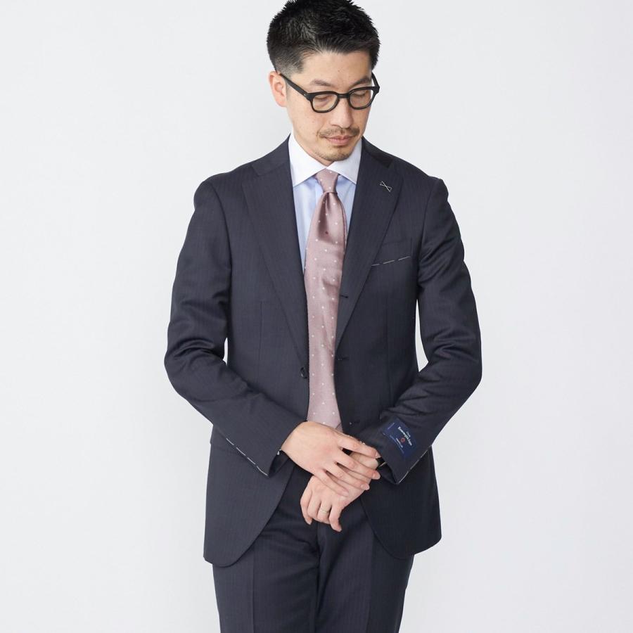 最終値下げ　高級生地　ZEGNA ストライプビジネススーツ　セットアップ　44 ZEGNA（ゼニア） 新品17.3万円 大手百貨店扱い 春夏『Ermenegildo