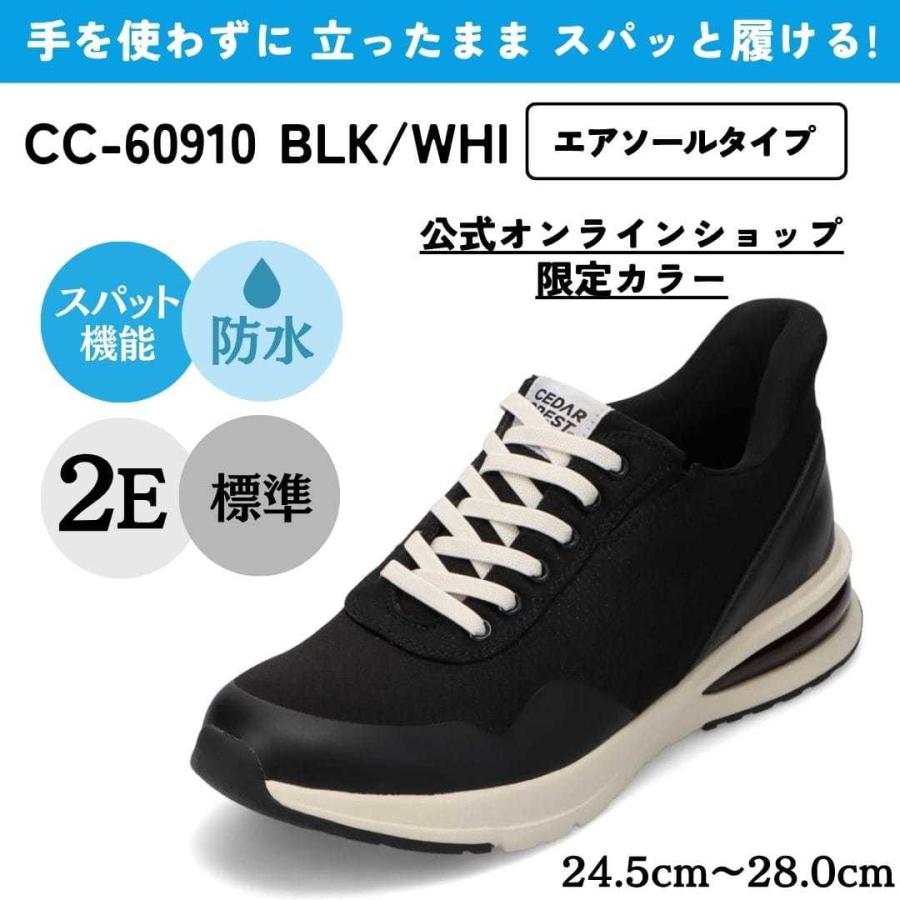 スパットシューズ（エアソールタイプ）防水 手を使わずに履ける【24.5