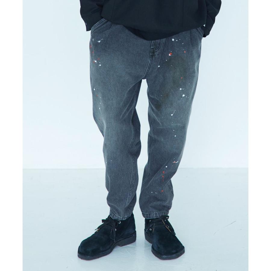 rehacer : Paint Dot Denim Pants / ペイント ドット デニム