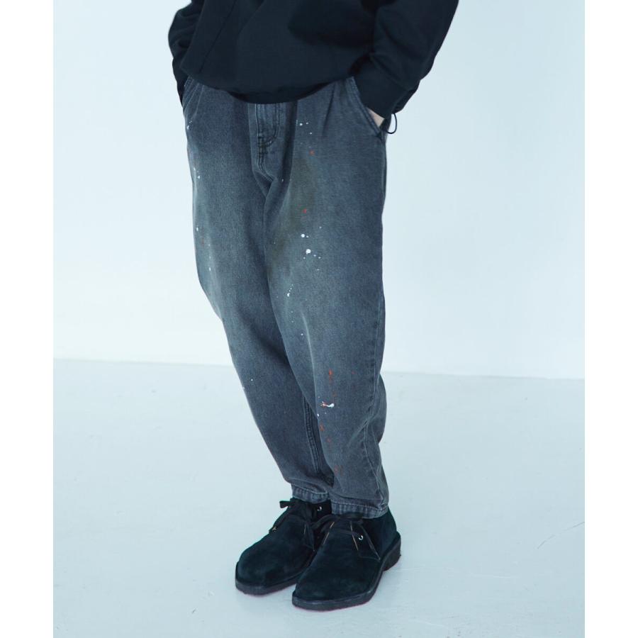 rehacer : Paint Dot Denim Pants / ペイント ドット デニム