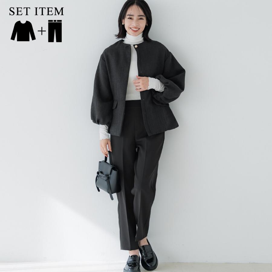 coca（コカ） 2点セット ツイードジャケットセットアップ 全2色