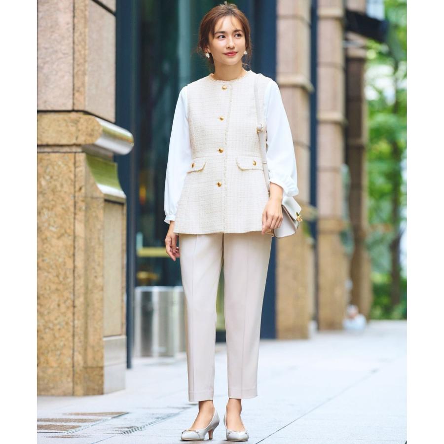 ANY SIS（エニィスィス） ファンシーツイードペプラム ジレ : マルイ