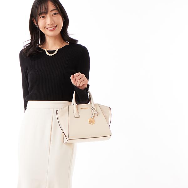 MICHAEL KORS（マイケルコース） AVRIL ペブルドレザー サッチェル