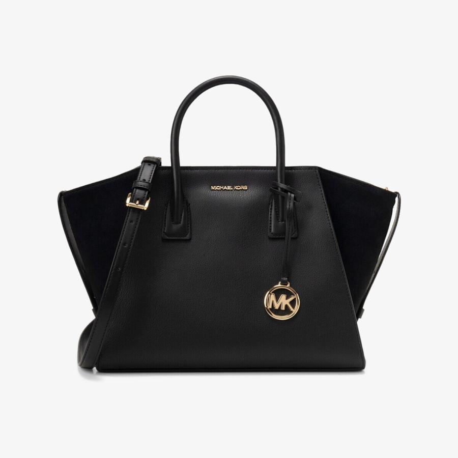 マイケルコース　AVRIL レザー スエード サッチェル ラージ MICHAEL KORS AVRIL レザー スエード サッチェル ラージ