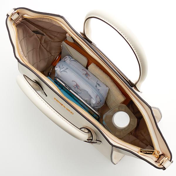 マイケルコース　AVRIL レザー スエード サッチェル ラージ 公式アウトレット】AVRIL レザー スエード サッチェル ラージ