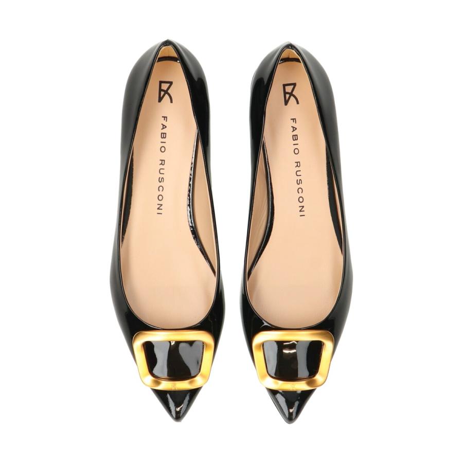FABIO RUSCONI RUSCONI◇2cmヒール◇ローヒールバックルパンプス