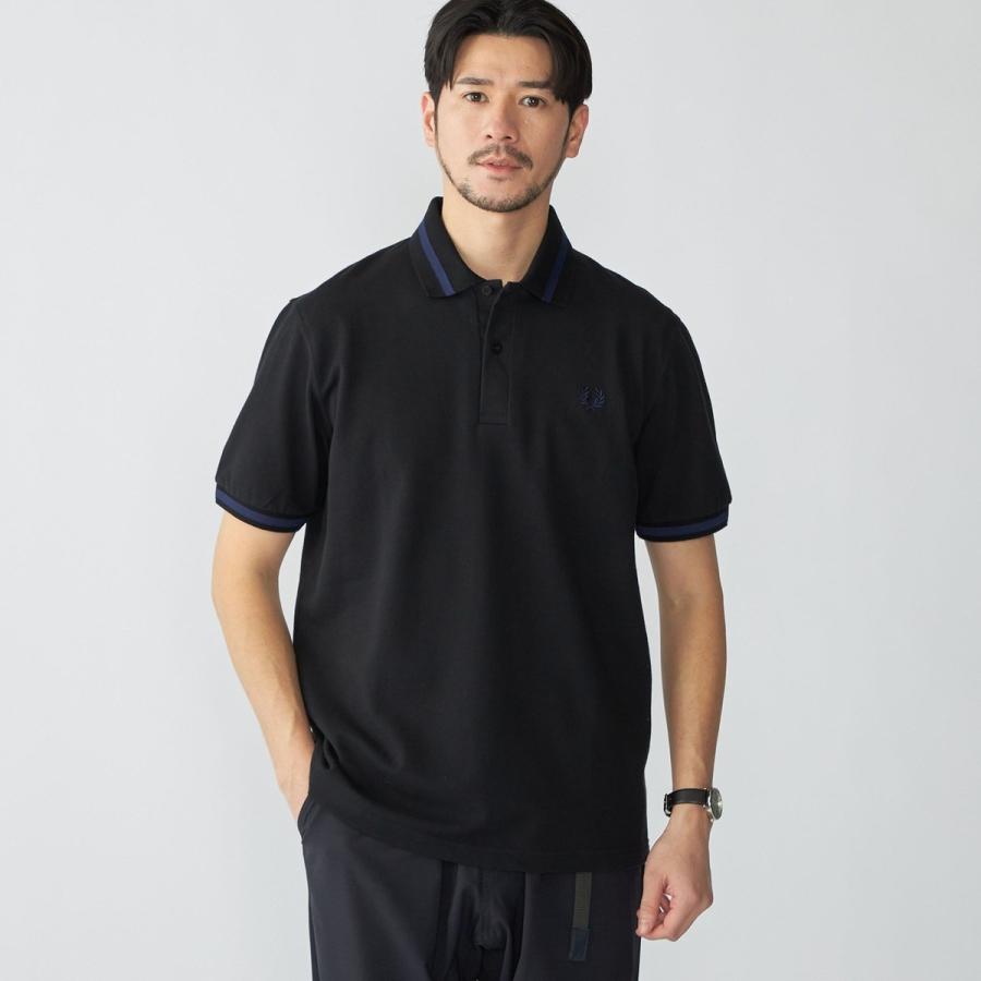 BUNCUREY ポロシャツ 黒 SHIPS 【SHIPS別注】FRED PERRY: イギリス製 M2 シングルライン