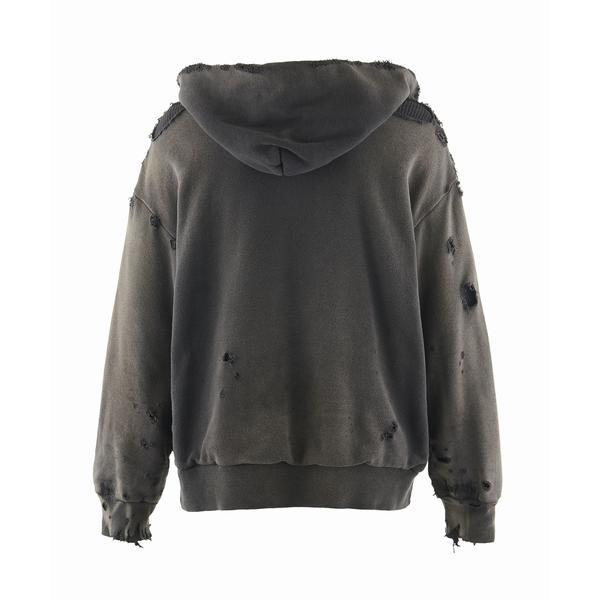 SAINT MICHAEL／セントマイケル／HOODIE／DBL FACE／CHARCOALの画像