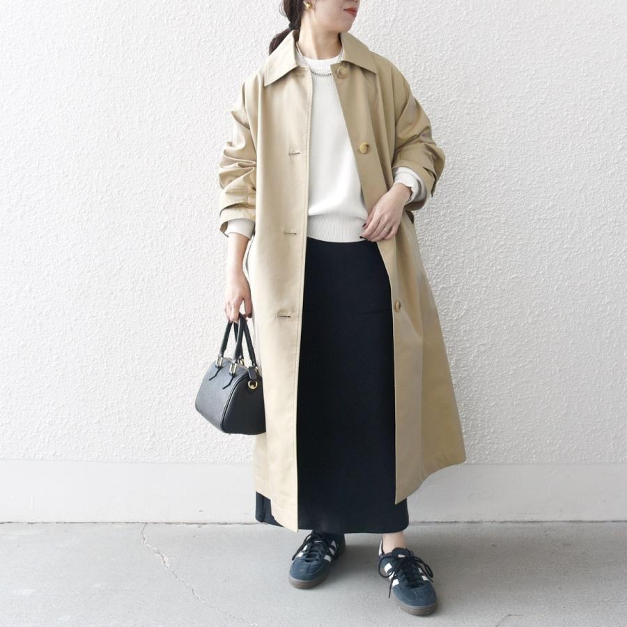 SHIPS any any:〈手洗い可能〉シャンブレー バルマカーン ロング